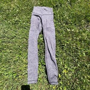 Lululemon: Gray High-Waisted Leggings